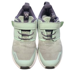 On Running Kids Cloud CloudTec Sneakers Mint Green Size 11 Waterproof Trail Shoe